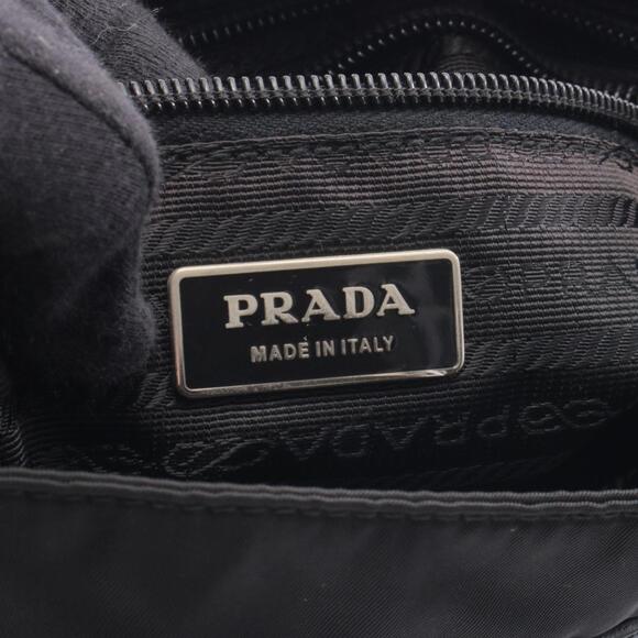 PRADA Black Leather Saffiano Shoulder Bag - Picture 4 of 7